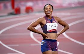 Allyson Felix می‌گوید برای بازگشت به المپیک 2028 در لس‌آنجلس تلاش خواهد کرد